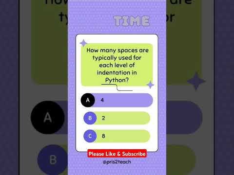#pythonintamil #pythonquiz #learnpythonintamil python indentation quiz