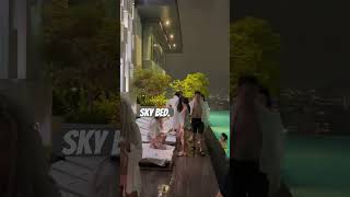 Delightful location of Sky bed reggila infinity pool #visualjourney #shorts #vibes