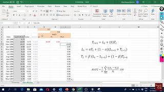 Forecasting (13): Holt's trend method forecast (double exponential smoothing)