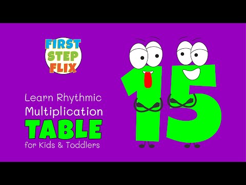 Table of 15 | Multiplication Table of 15 x 1 = 15 | Learn Tables in English