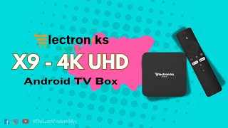 @electroniksindia  #X9 4K UHD #androidtvbox Unboxing | Setup | Initial Impressions