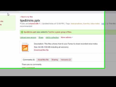 Files - Using collections
