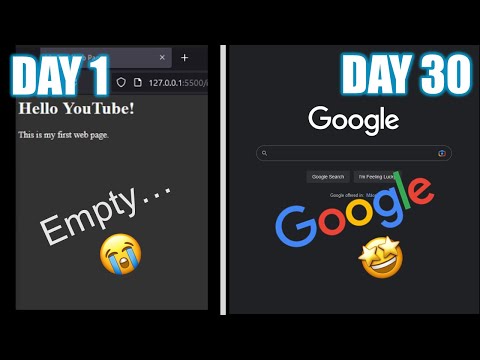 I learned to code HTML and CSS in 30 days (from no web dev experience)