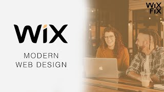 Modern Web Design in Wix | Wix Fix