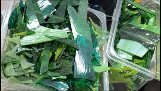 Grinding glass 🍃 #art #craft #fyp #subscribe #stainedglass