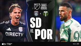 San Diego FC vs. Portland Timbers | Full Match Highlights | 2025 Audi MLS Cup Playoffs