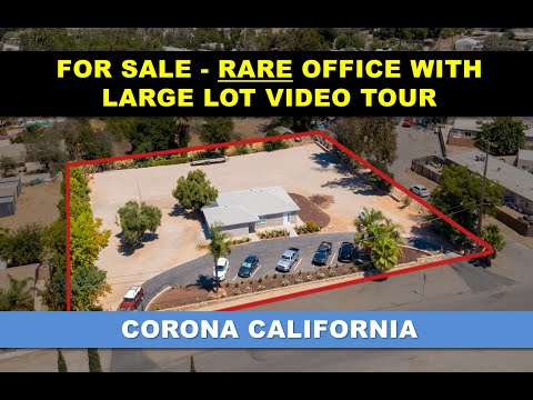 OFF MARKET - Rare stand alone Office with large lot for sale, 19470 Enovy Ave., Corona, CA   Tour