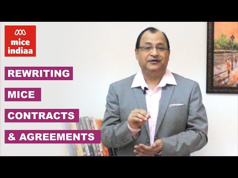 Rewriting MICE Contracts & Agreements | MICE INDIAA | Shekhar