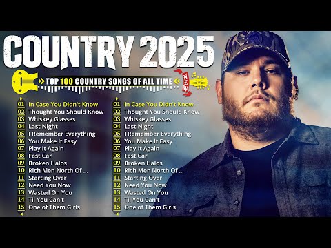 Country Hits 2025 – Luke Combs, Morgan Wallen, Chris Stapleton, Lee Brice, Luke Bryan
