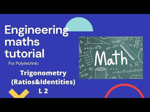 Engineering maths for polytechnic. Trigonometry (ratios& identities) as per new syllabus 2021 (rev)