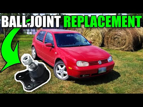 How to replace a ball joint on VW Jetta Golf mk4