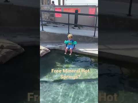 Hidden gems are the reason to travel! #fulltimervers #familytravel #shorts #wyoming #hotspring