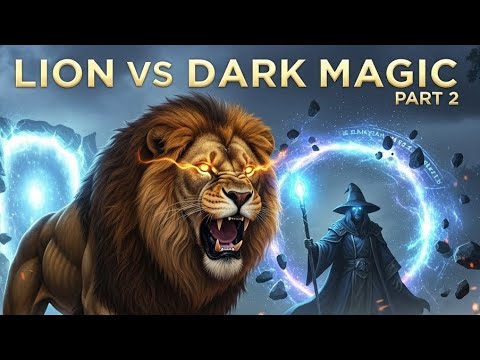“शेर और रहस्यमयी जादूगर | Suspense Jungle Story Hindi | Lion Story Animation” | PART 2