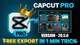 FREE EXPORT VIDEO IN CAPCUT PRO✅ withproof 100%