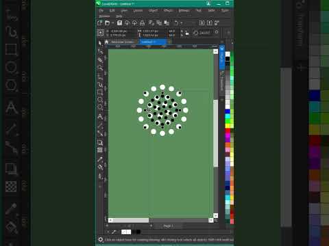 Coreldraw Art - Coreldraw design #coreldraw #youtube #shorts #phalanas