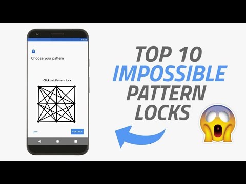 Top 10 Impossible Phone Pattern Locks