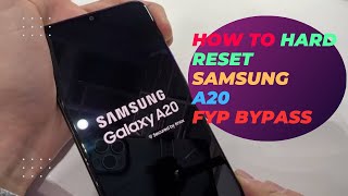 SAMSUNG A20s HARD RESET SAMSUNG A207F HARD RESET FACTORY RESET SAMSUNG A20sSM -A207F