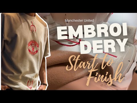 I Embroidered the Manchester United Logo and This Happened