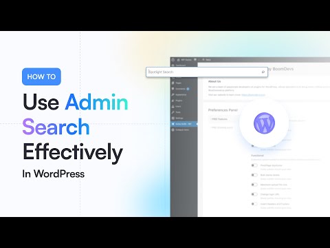 How to Use WordPress Admin Search Effectively | Step-by-Step Guide