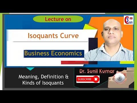 #Isoquants_Curve, by #DrSunilKumar,
