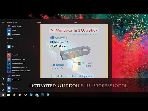 How To install Windows 10  1st gen Installation Method through Bootable USB