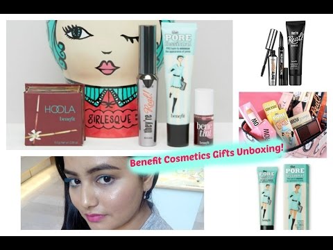 Packing Christmas gifts | Unboxing Benefit Cosmetics "girlesque" Gift set | Happiness 24 |