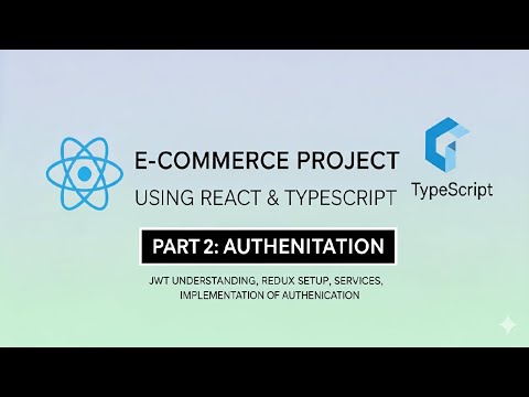 eCommerce Project with React & TypeScript (Part 2) | Login API Integration, Auth Flow & Redux Setup