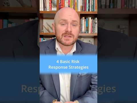 4 types of risk response #pmp #projectmanagementtips