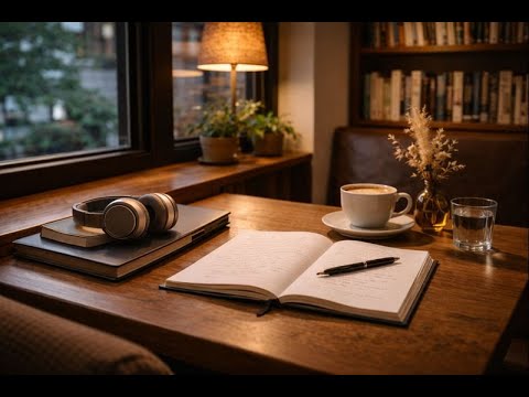Quiet Book Cafe Corner Mix ☕📚 | No Lyrics Study Music for Focus & Concentration | Cozy Productivity