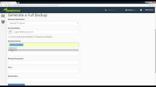 How to generate a cpanel backup and send to ftp server - Course +HD + Latest - P31