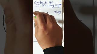 ||mathwise 6|| Mathwise 7|| construct 90 degree angle by using compass || math 8||