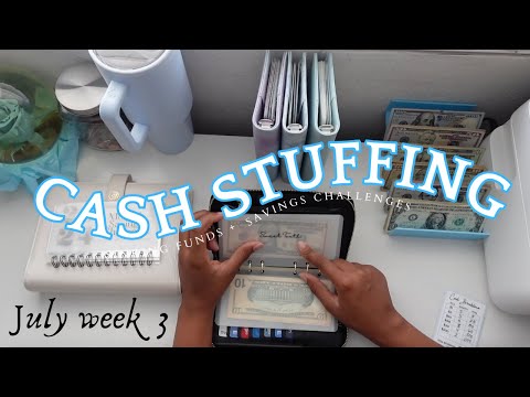 Cash Stuffing July week #3| $540 | #howtosavemoney #cashenvelopessystem