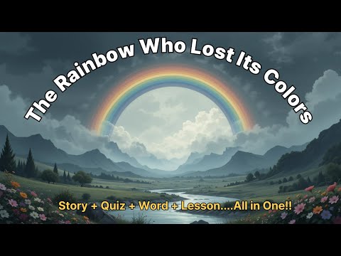The Rainbow Who Lost Its Colors | 색깔을 잃은 무지개/#KidsStory, #ChildrensStory ,#Storytelling, #English