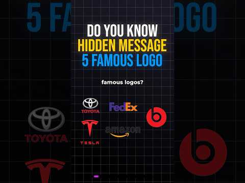 HIDDEN MESSAGE? #toyota #tesla #amazon #beatheadphones #fedex #marketing #branding #advertisements