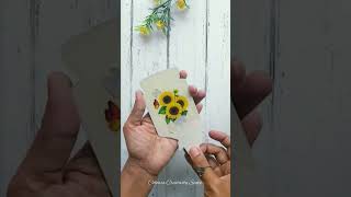 Fridge Magnet DIY / Decoupage / Easy mdf decor for Fridge #artshorts #ytshorts #creativeshorts