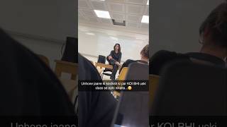 University ke coolest teacher🥰#trending #college #coding #program #java #python #html #css #ai #cs
