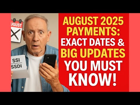 “August 2025 Payments: SSI, SSDI, VA — Exact Dates & BIG Updates You Must Know!”