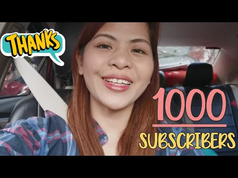 1000 SUBSCRIBERS Milestone - Special Thanks Vlog Post