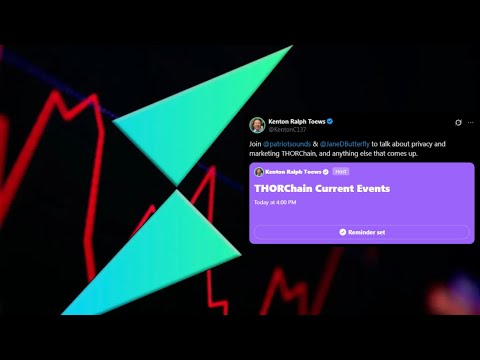 THORChain $RUNE talk about privacy, marketing and anything else that comes up.