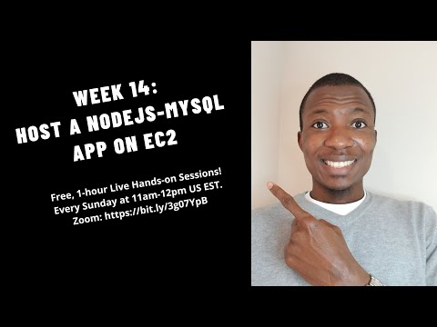 Week 14 - Host NodeJS-MySQL App on EC2