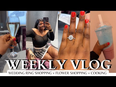 WEEKLY VLOG | WEDDING RING SHOPPING + MY THOUGHTS ON RING SHOPPING + PERFECT BOUQUET | VICKSSTYLES