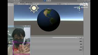 Unity + Python cvzone hand tracking control