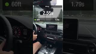 B9 Audi S4 Stage 1 Integrated Engineering 0-60 Launch w/ Mom #audi #s4 #tuned #mom