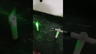 Diffraction # grating # amazing laser light split😄