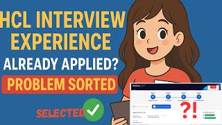 HCL Interview Experience | Already Applied? Problem Sorted! | Full Process + Eligibility + Link