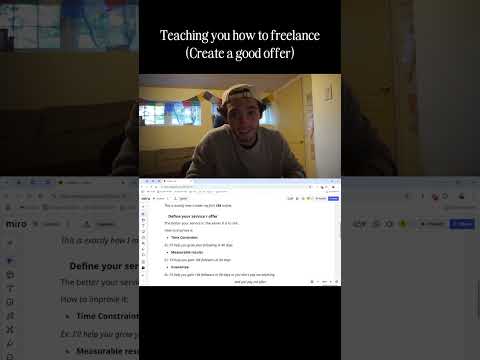 How to create a good freelance offer