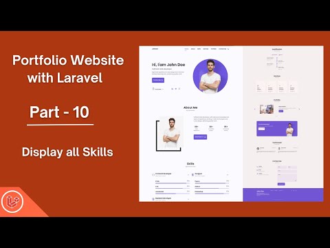 Build a Portfolio Website with Laravel 12 (Beginner Friendly!) | Display all Skill