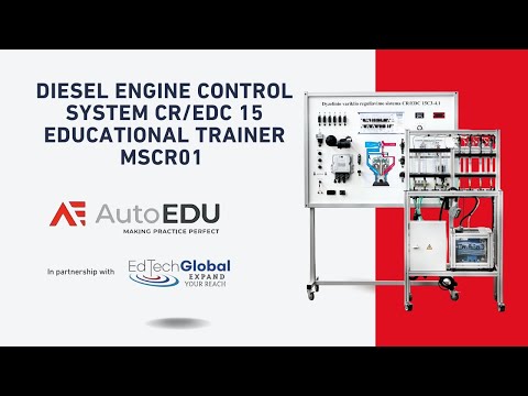 AE Engine and Transmission - Diesel engine control system CR/EDC 15 Educational Training Aid MSCR01