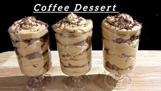 Coffee Dessertand in 10 minutes #dessert #coffeedessert #easydessert