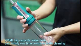 Cordless Water Flosser Collapsible Professional Water Teeth Cleaner Rechargeable Oral Irrigator